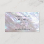 Mother-of-pearl Monogram Shimmering 名刺 (裏面)