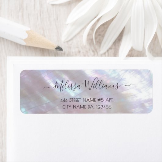 Mother-of-pearl Shimmering ラベル (インサイチュ)