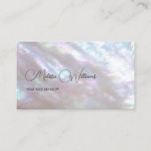 Mother-of-pearl Shimmering 名刺 (正面)