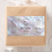 Mother-of-pearl Shimmering Serum Label ラベル (インサイチュ)