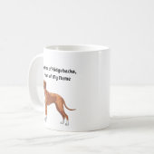 Mother of Ridgebacks, First of My Name コーヒーマグカップ (正面左)