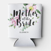 Mother of the Brideフローラウォーター結婚カラー 缶クーラー (正面)