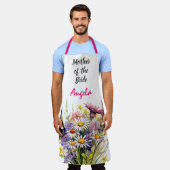 Mother of the Bride編集可能文字 エプロン (着用した状態)