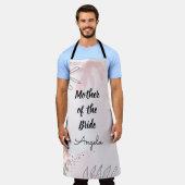Mother of the Bride編集可能文字 エプロン (着用した状態)