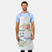 Mother of the Bride編集可能文字 エプロン (着用した状態)