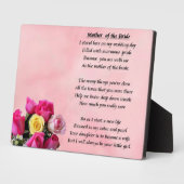 Mother of the Bride -バラプラーク フォトプラーク (側面)