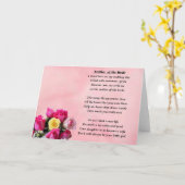 Mother of the Bride -バラ カード (黄色い花)