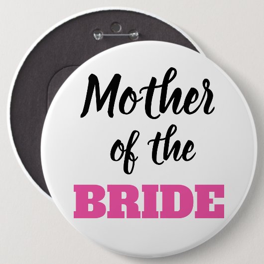 Mother of the Bride Button  缶バッジ (正面&裏面)
