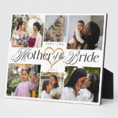 Mother of the Bride Heart Then Now Photo Collage フォトプラーク (側面)