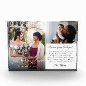 Mother of the Bride Heart Wedding Then & Now Photo フォトブロック (正面)