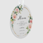 Mother Of The Bride Keepsake Ornament オーナメント (正面)