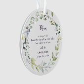 Mother Of The Bride Keepsake Ornament オーナメント (正面)
