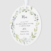 Mother Of The Bride Keepsake Ornament オーナメント (正面)