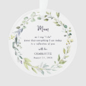 Mother Of The Bride Keepsake Ornament オーナメント (正面)