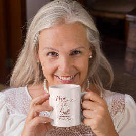 Mother of the Bride Pink Peony Wedding コーヒーマグカップ