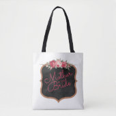 Mother of the Bride Script Pink 結婚's トートバッグ (正面)