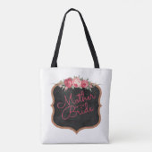 Mother of the Bride Script Pink 結婚's トートバッグ (裏面)