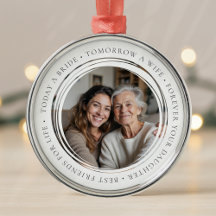 Mother of the Bride Wedding Photo Keepsake