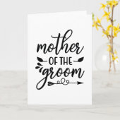 Mother of the groom カード (黄色い花)