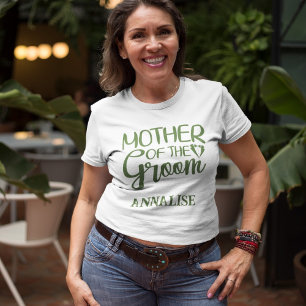 MOTHER of the GROOM (名前) Tシャツ