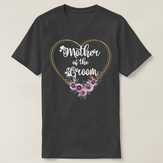Mother Of The Groom Shower Wedding Day Grooms Mom  Tシャツ (デザイン正面)