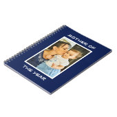 Mother Of The Year パーソナライズされたカスタム Photo Mommy ノートブック (左側)