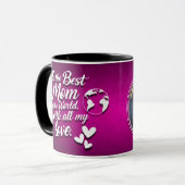 Mother Photo Keepsake for Precious Memories マグカップ (正面左)