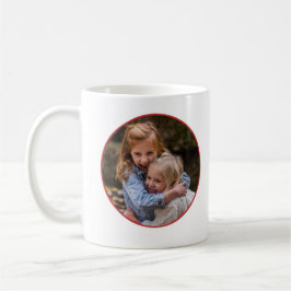 Mother Ribbons of Love Woven のまわりに myハート写真 コーヒーマグカップ