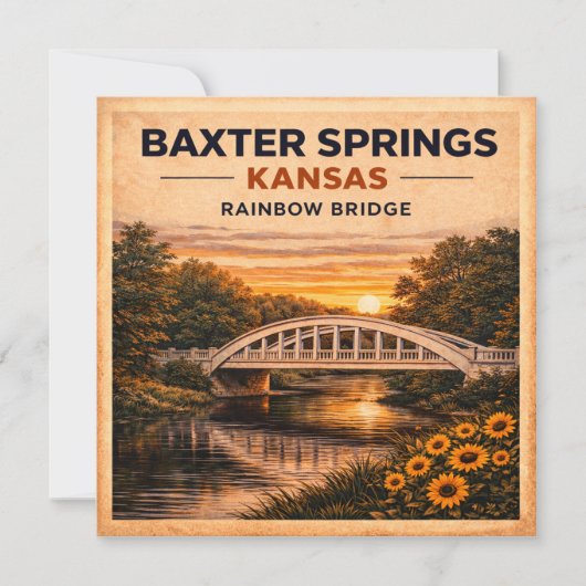 Mother Road Kansas Rainbow Bridge カード (正面)