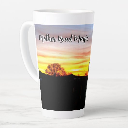 Mother Road Magic カフェラテマグ (左アングル)