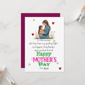 Mother’s Day  カード (正面/裏面インサイチュ)