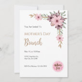 Mother´s Day Brunch Invitation 招待状 (正面)