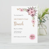 Mother´s Day Brunch Invitation 招待状 (スタンド正面)