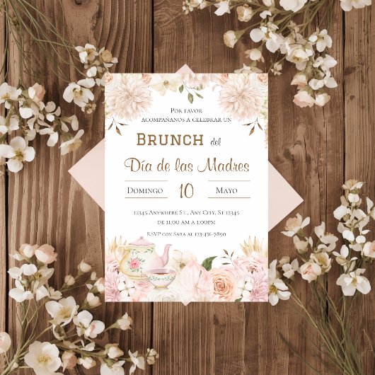 Mother´s Day Brunch Invitation 招待状