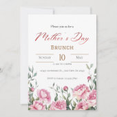 Mother´s Day Brunch Invitation 招待状 (正面)