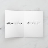 Mother’s Day Card Cute Rustic Floral Letter カード (内部)