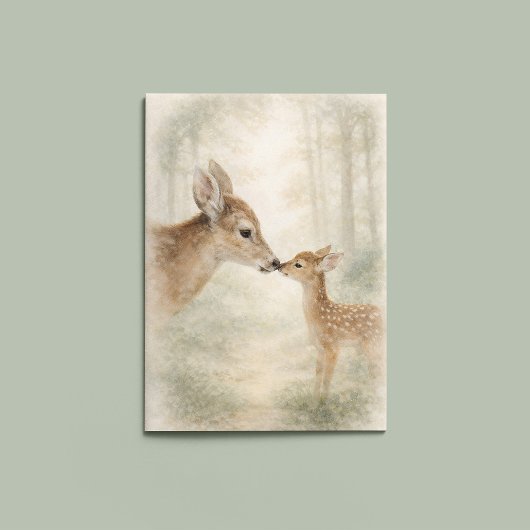 Mother’s Day Card – Deer Kissing Noses カード