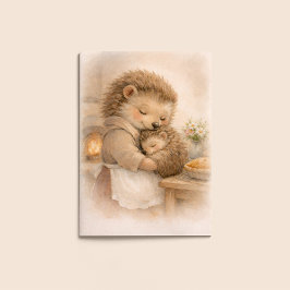 Mother’s Day Card – Hedgehog Cozy Embrace カード