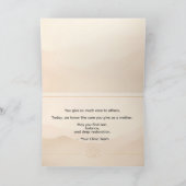 Mother’s Day Cards for Clients with Offer  Wellnes カード (内部)