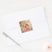 Mother’s Day Cozy Hug Sticker スクエアシール (封筒)