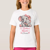 Mother’s Day Elephant Mom Art_ Mother'day special  Tシャツ (正面)