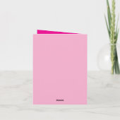 Mother’s Day Folded Greeting Card カード (裏面)