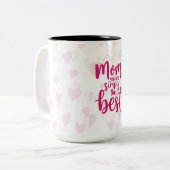 Mother’s Day Love Mug – Best Mom Ever ツートーンマグカップ (正面左)