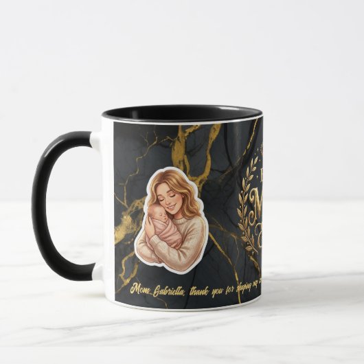 Mother’s Day Milky Way Stars Mug – Celestial Gift  マグカップ (左)