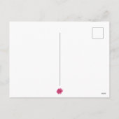 Mother’s Day Pink Floral Elegant Modern シーズンポストカード (裏面)