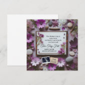 Mother’s Day Pregnancy Announcement for Grandma 案内状 (正面/裏面)