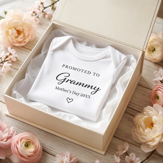 Mother’s Day Pregnancy Reveal Gift for Grammy ベビーボディスーツ
