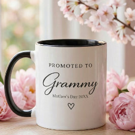 Mother’s Day Pregnancy Reveal Gift for Grammy マグカップ