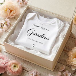 Mother’s Day Pregnancy Reveal Gift for Grandma ベビーボディスーツ