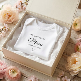 Mother’s Day Pregnancy Reveal Gift for Mimi  ベビーボディスーツ